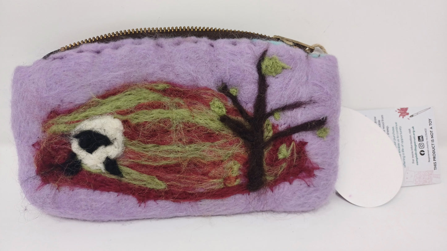 Felt Sheep Purse