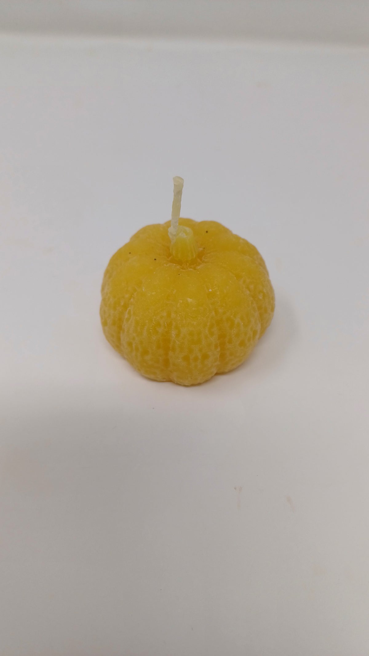 Small Bees Wax Pumpkin Candle
