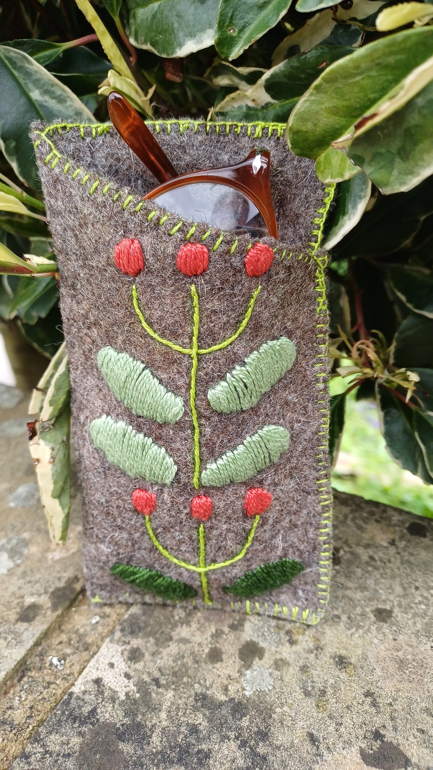 Handmade glasses case