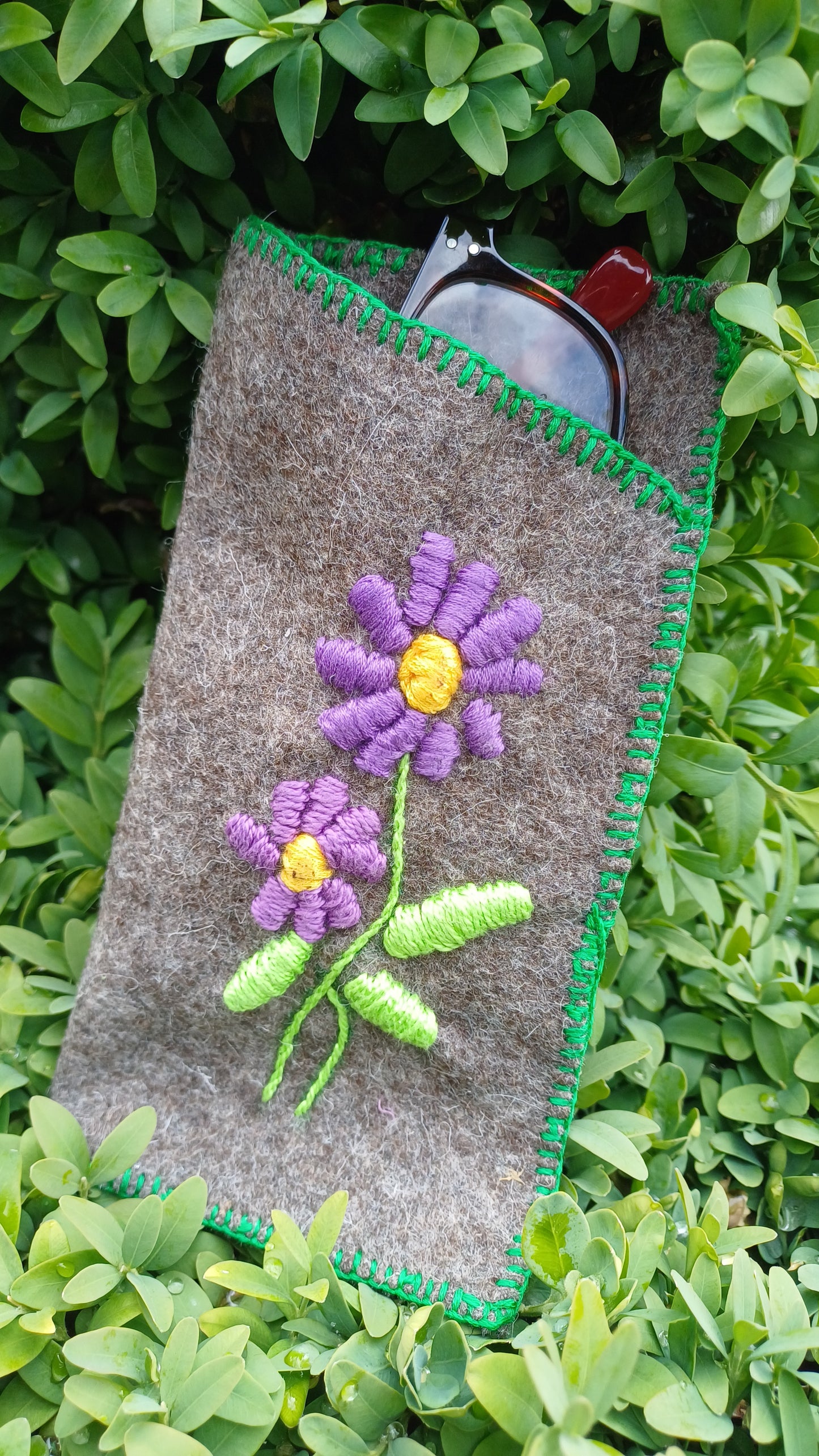Handmade glasses case