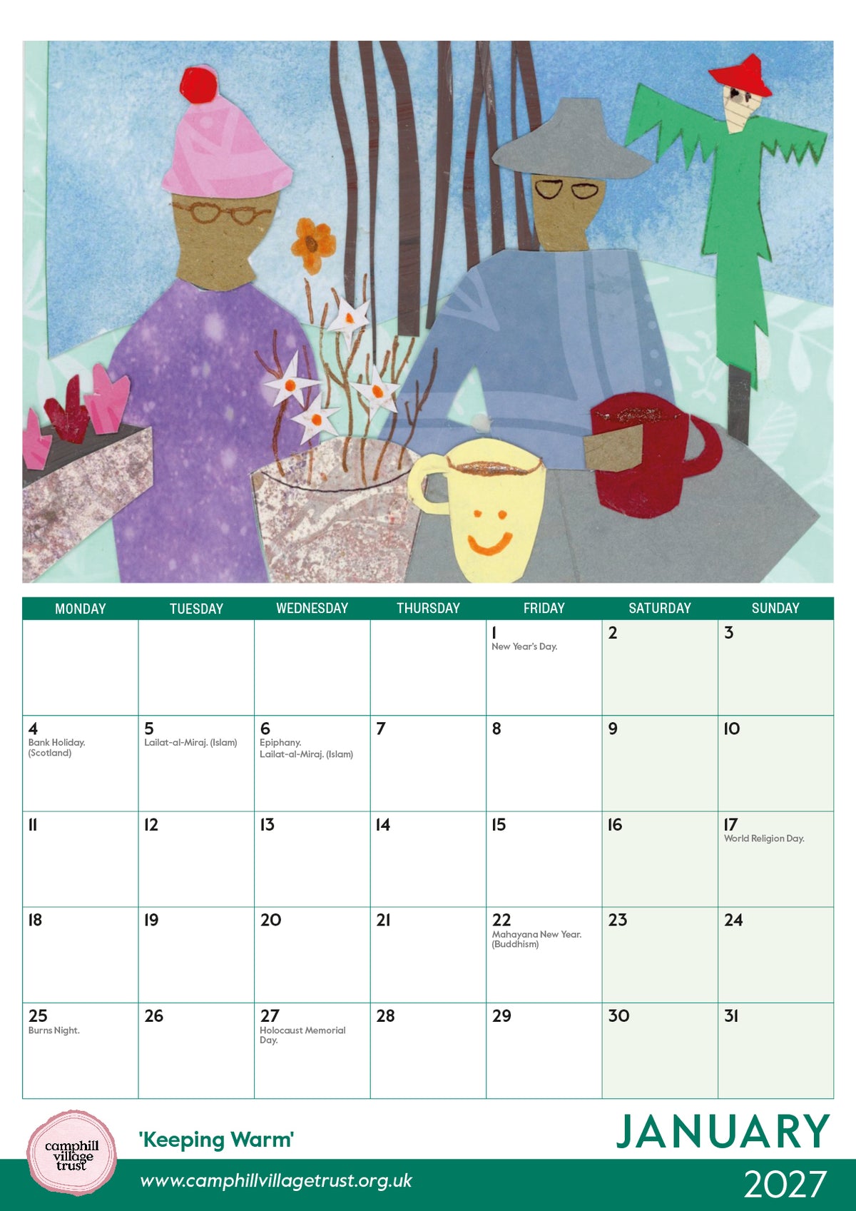 'A Year of Opportunity' 2027 Calendar