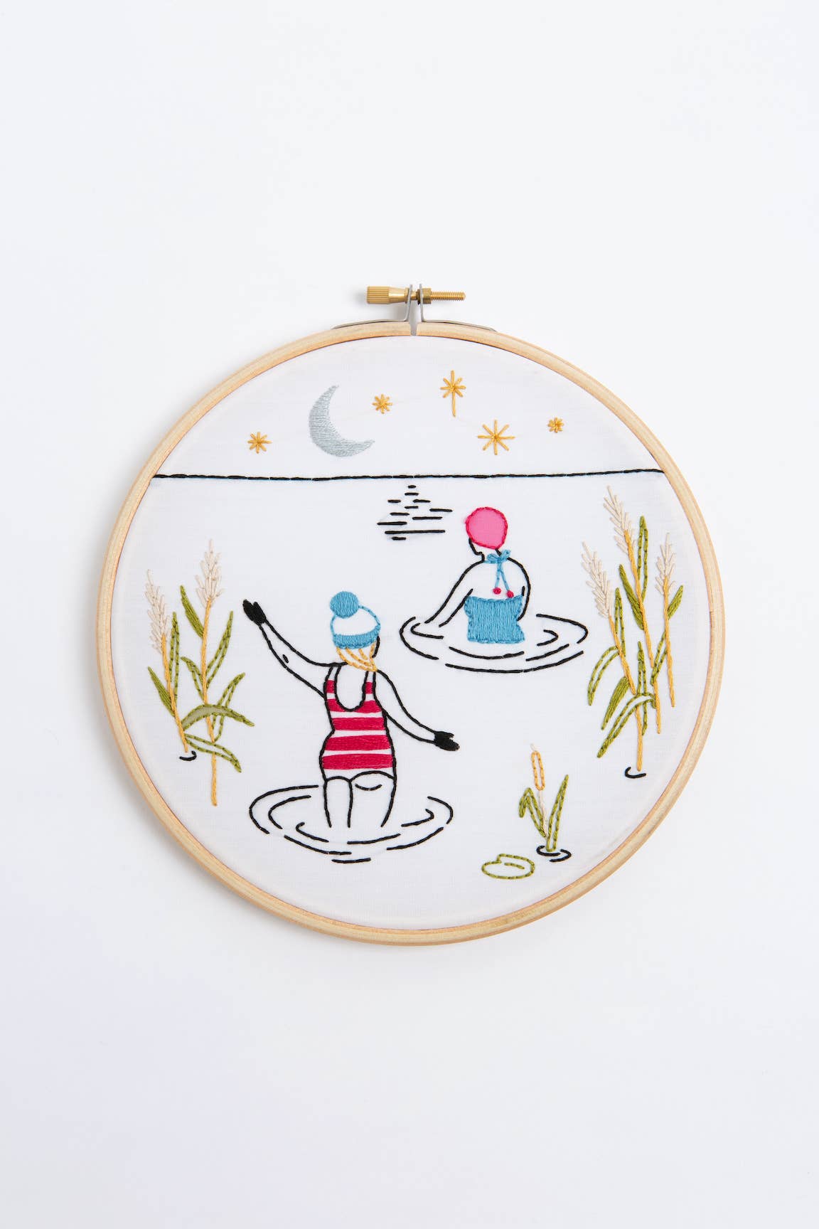 Wild Swimming Embroidery Kit (Swim) | Complete Craft Kit