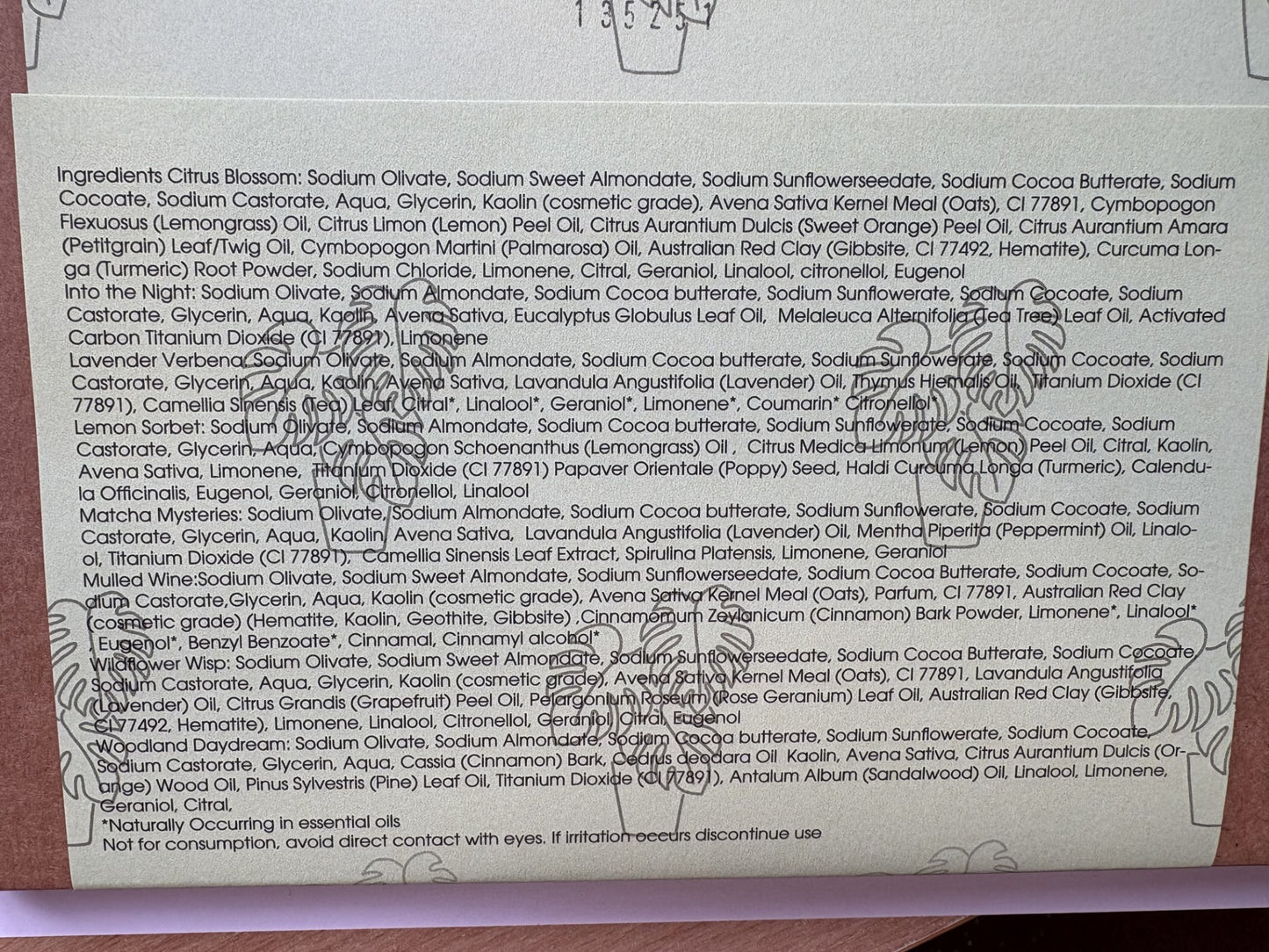 Soap Sampler - Letterbox Gift Set - 8 mini Soap Bars