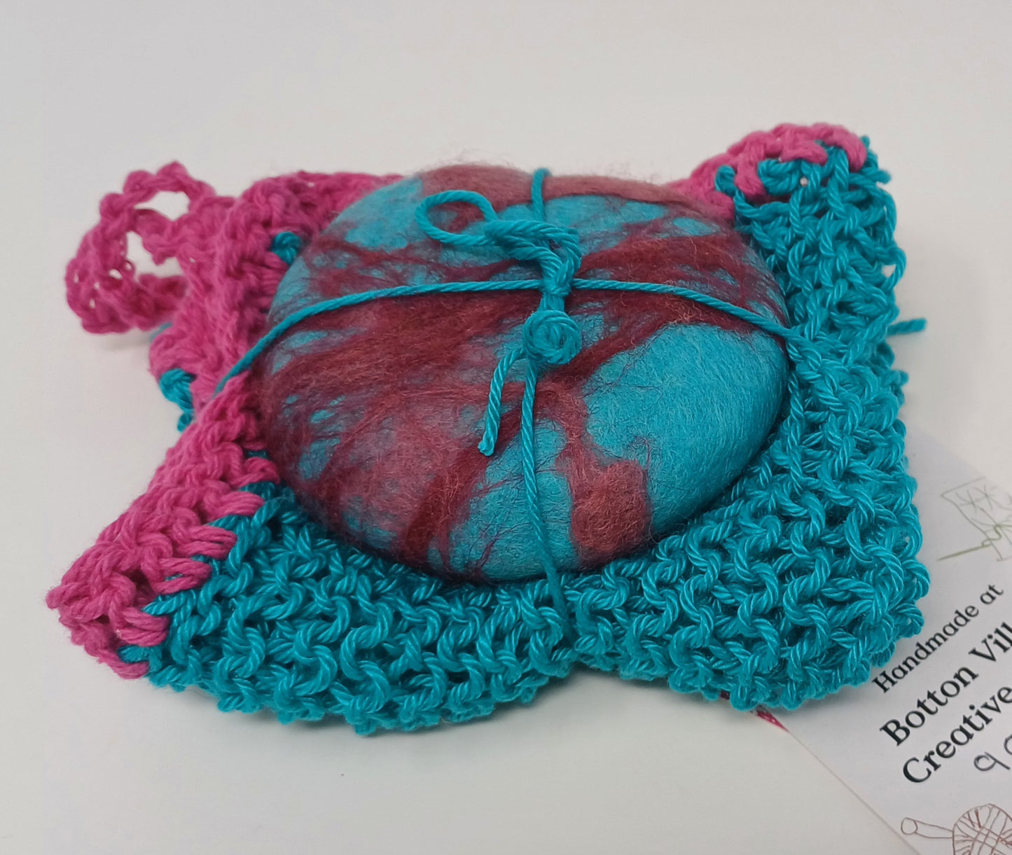 Felted Soap and Wash Cloth Set
