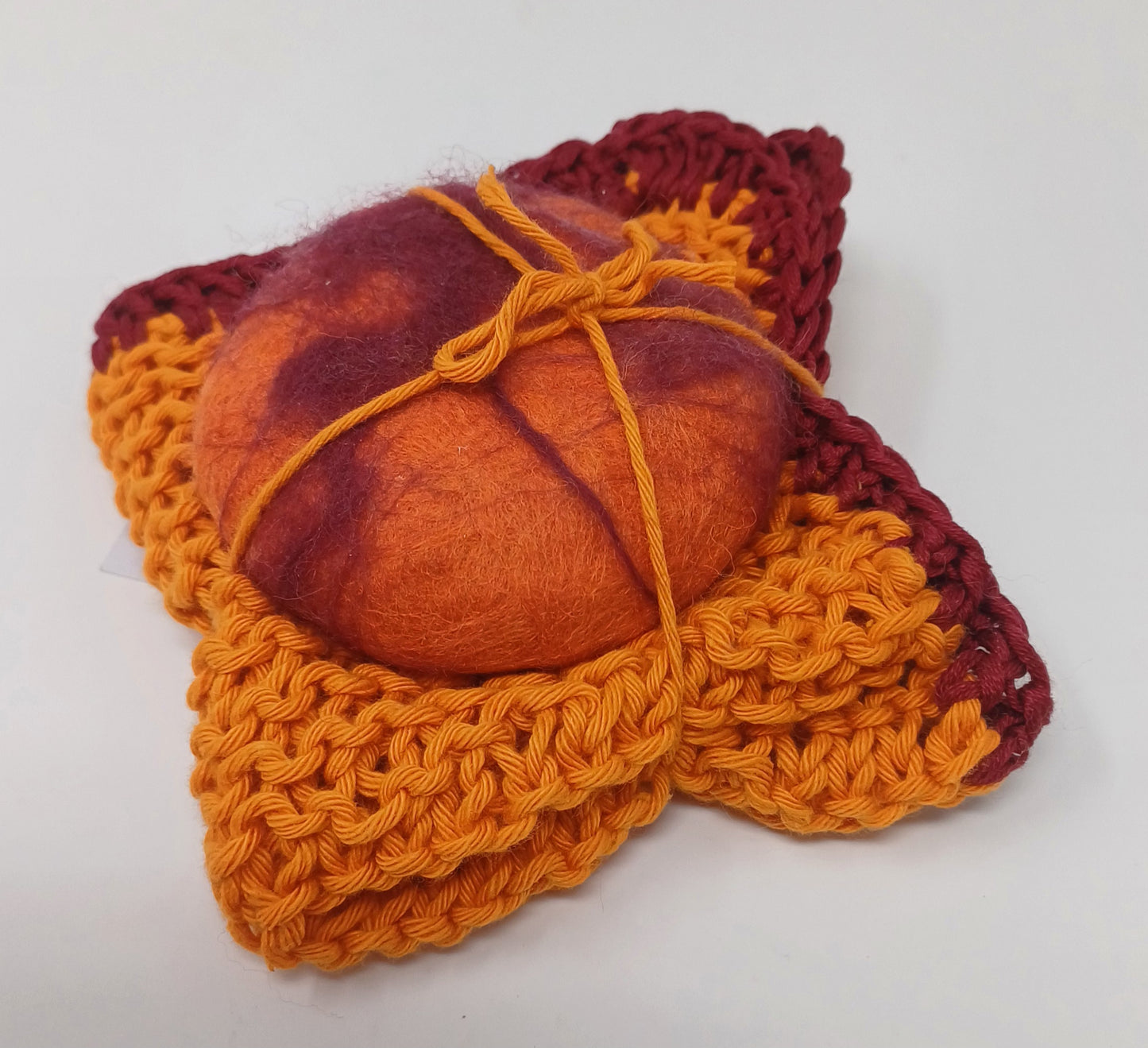 Felted Soap and Wash Cloth Set