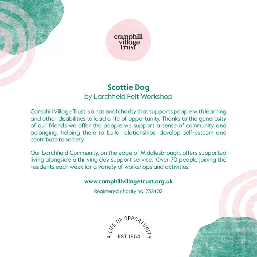 Christmas Card, Scottie Dog