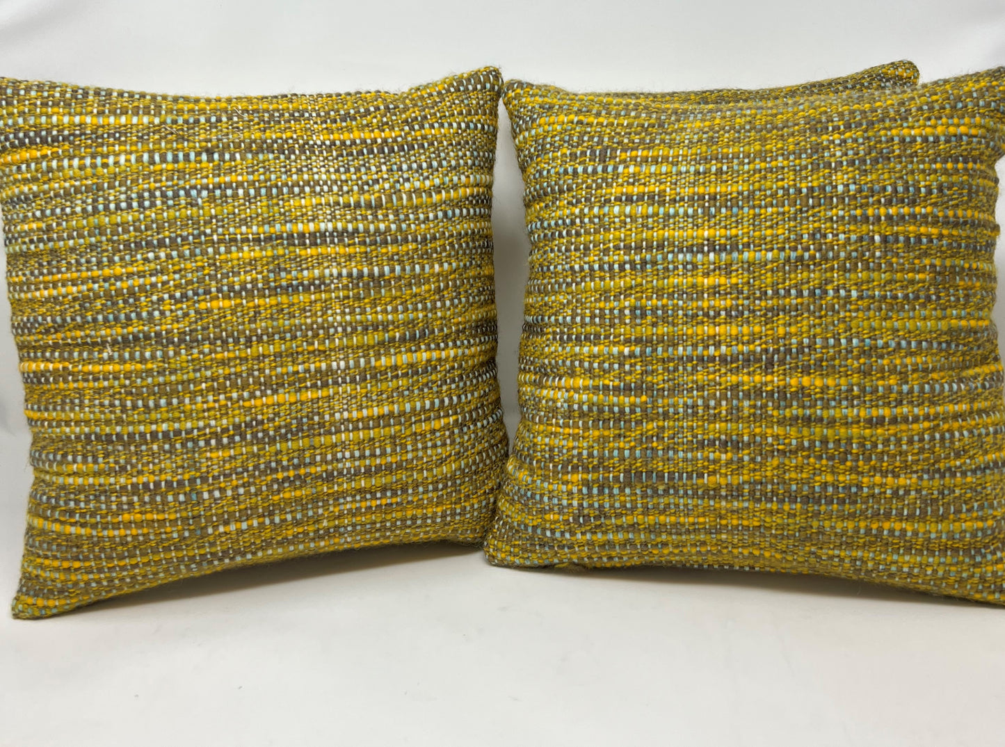 Hand Woven Ochre Cushion