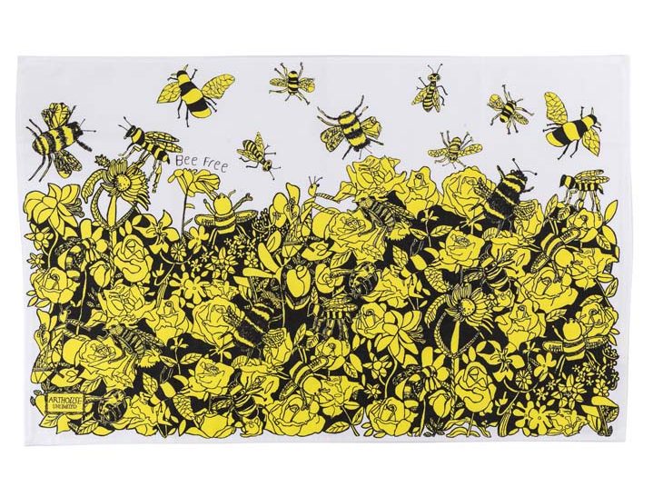 ARTHOUSE Unlimited Bee Free Tea Towel