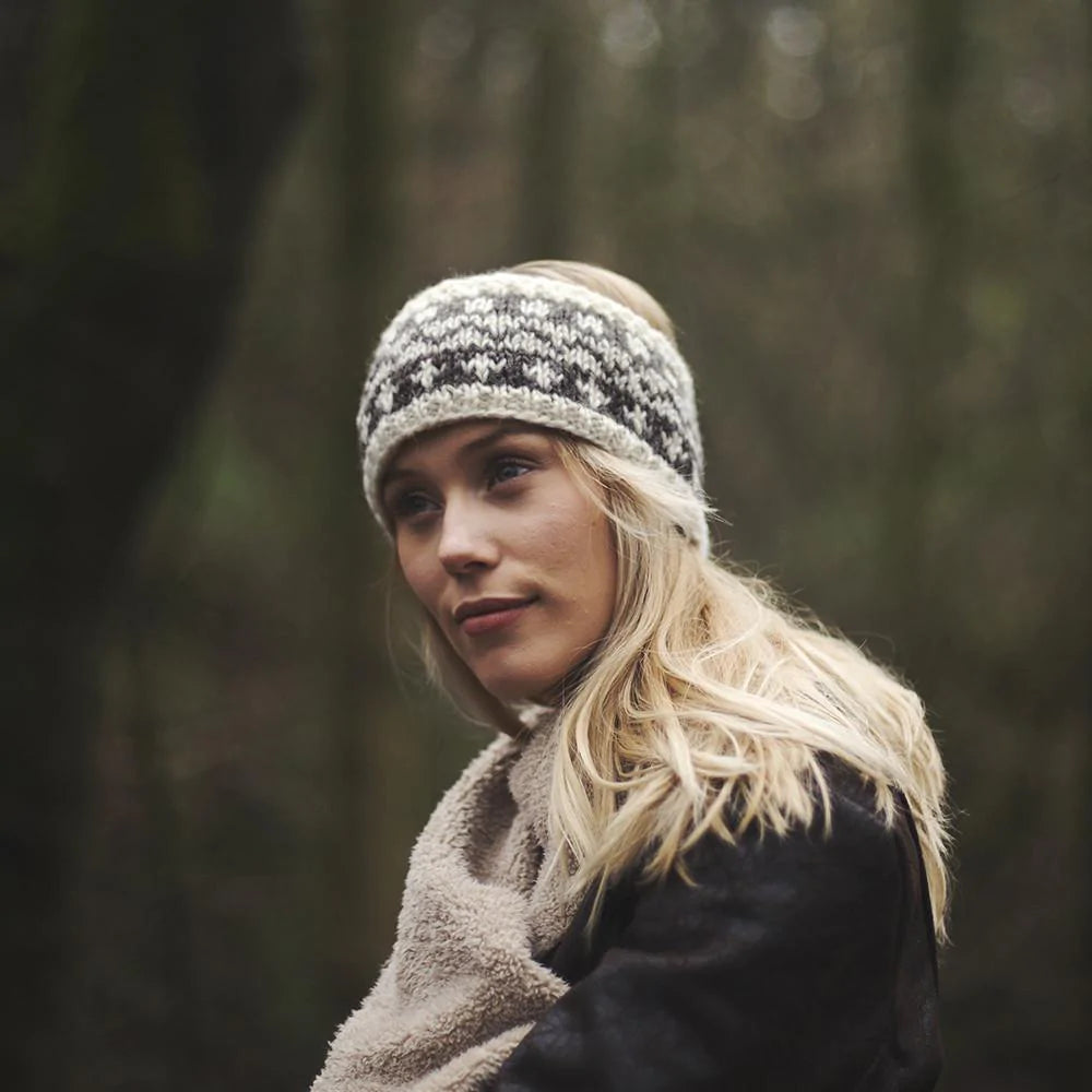 Nordic Knit Wool Headbands