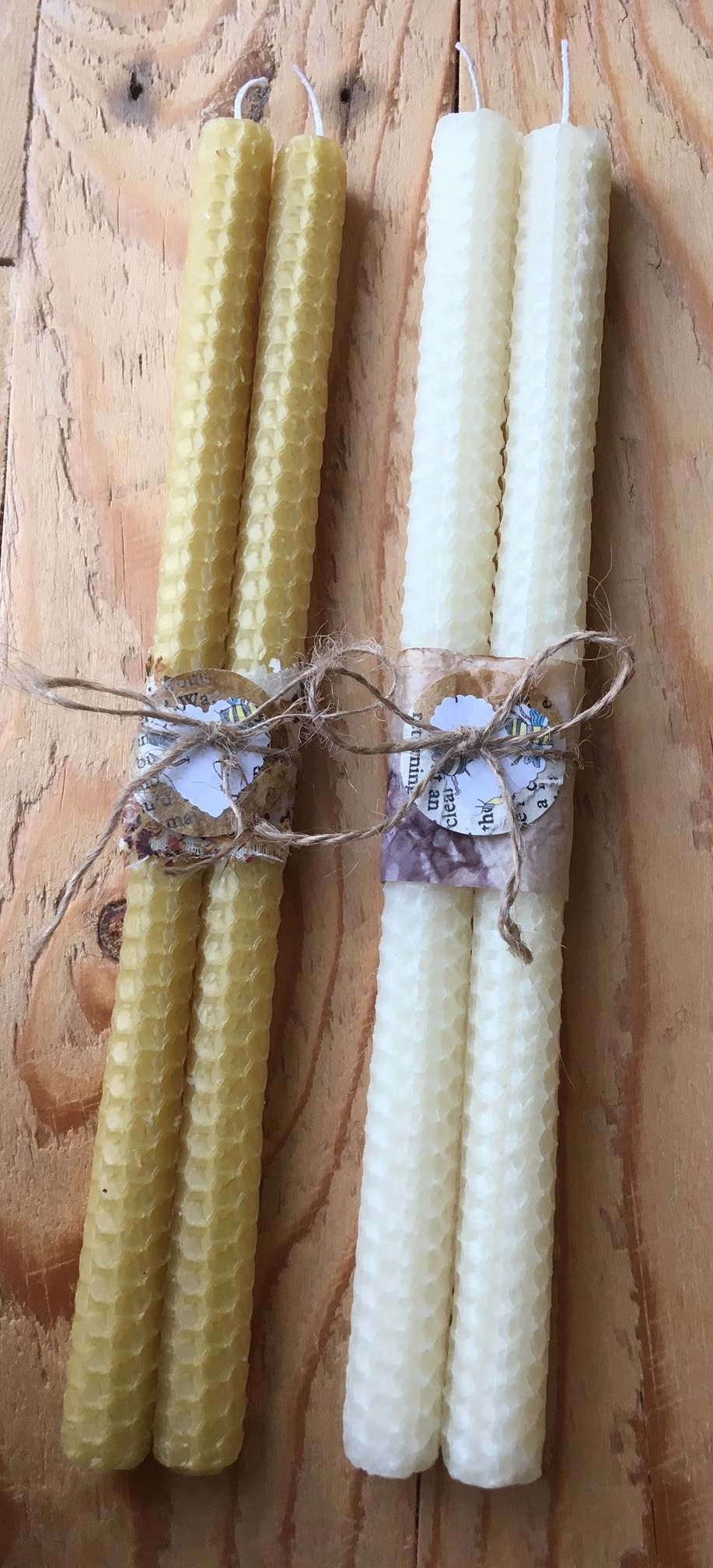 Honeycomb Candle Duo 100% Pure Beeswax