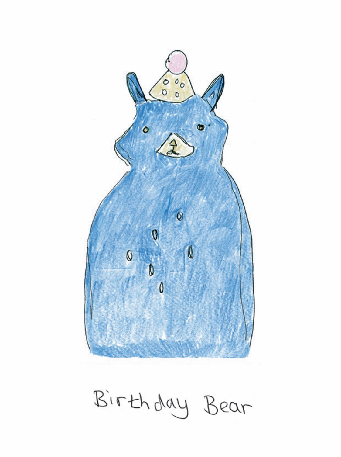 Birthday Bear Greeting Card