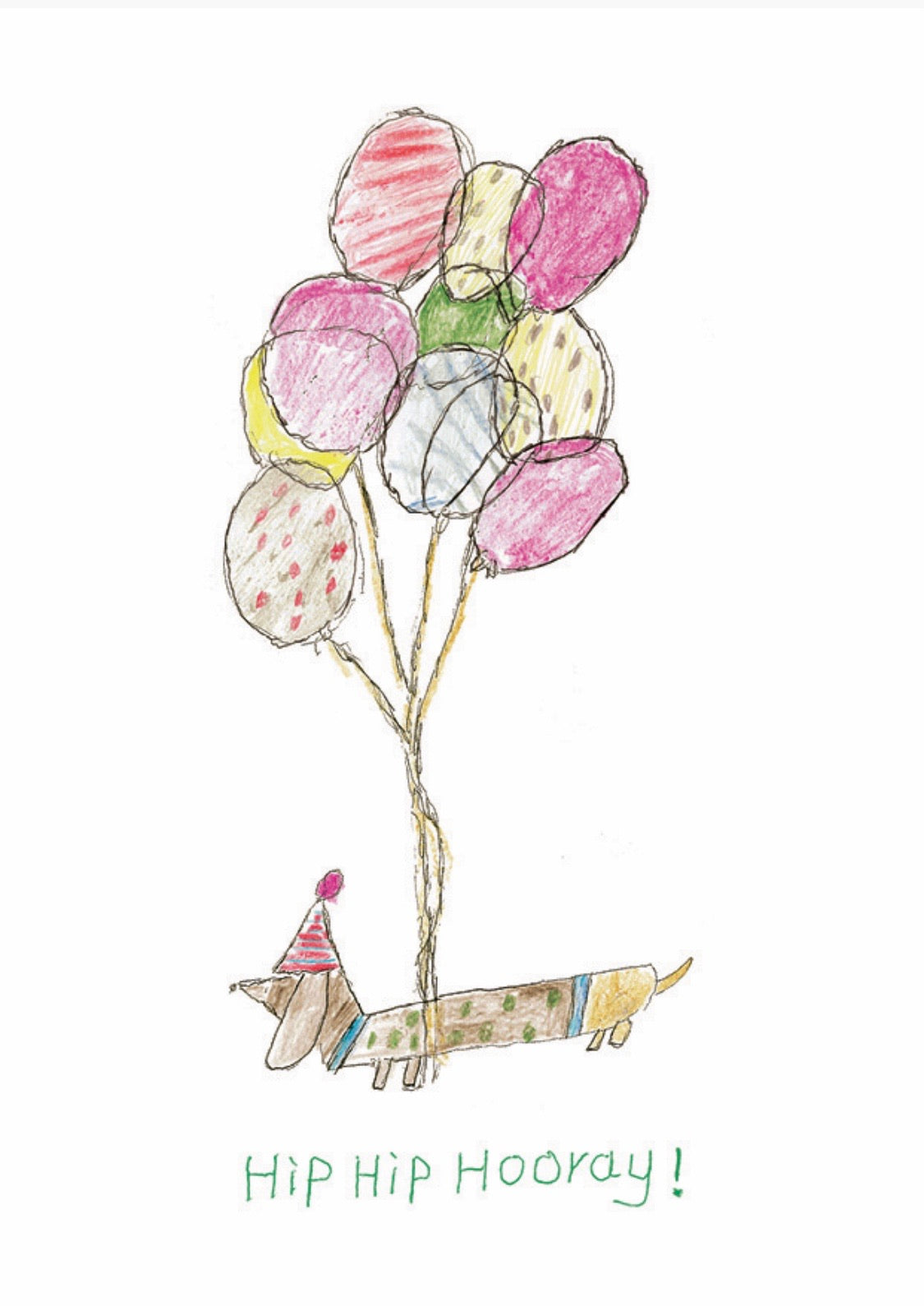 Sausage Dog Greeting Card