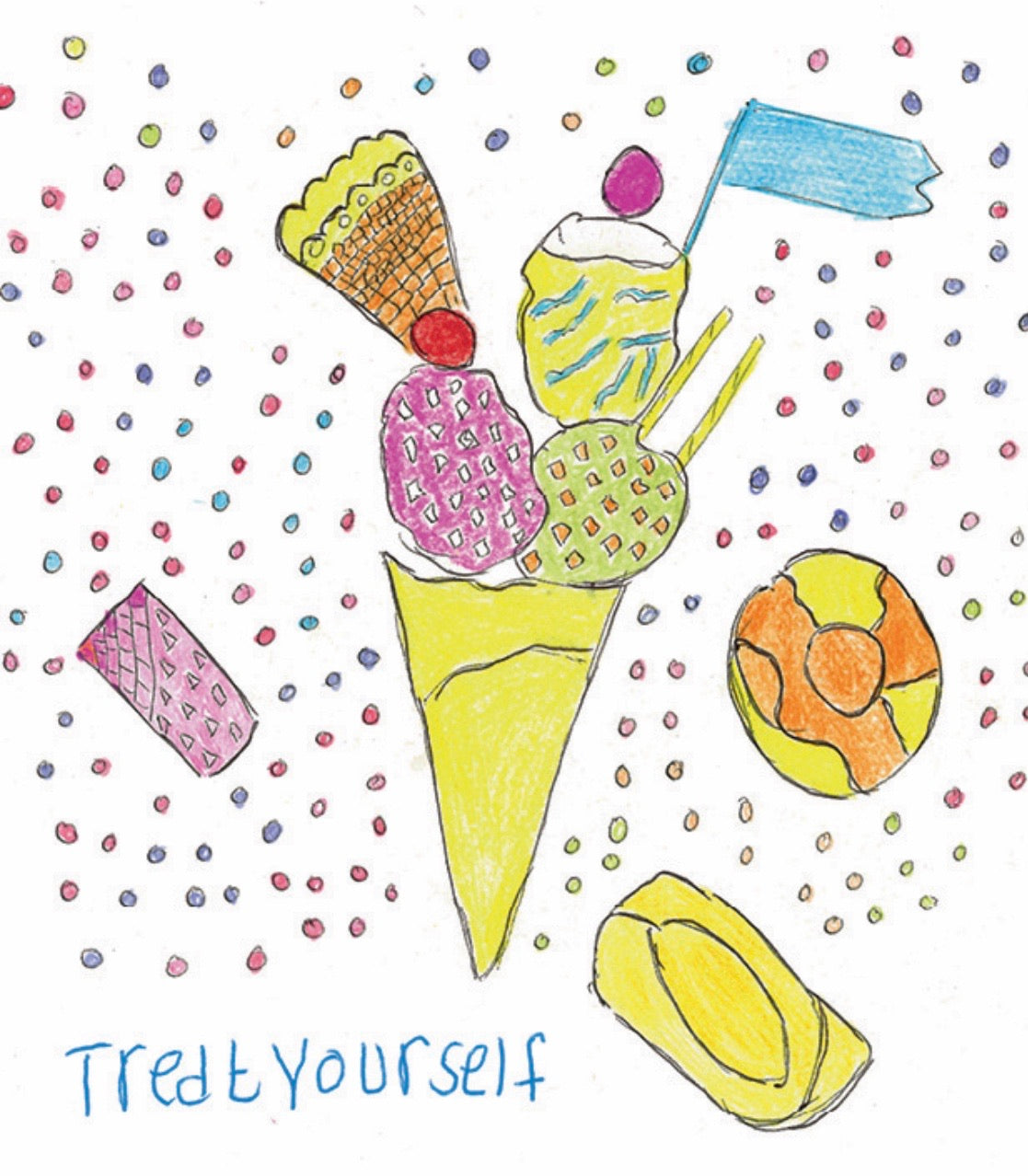 Ice-cream Greeting Card