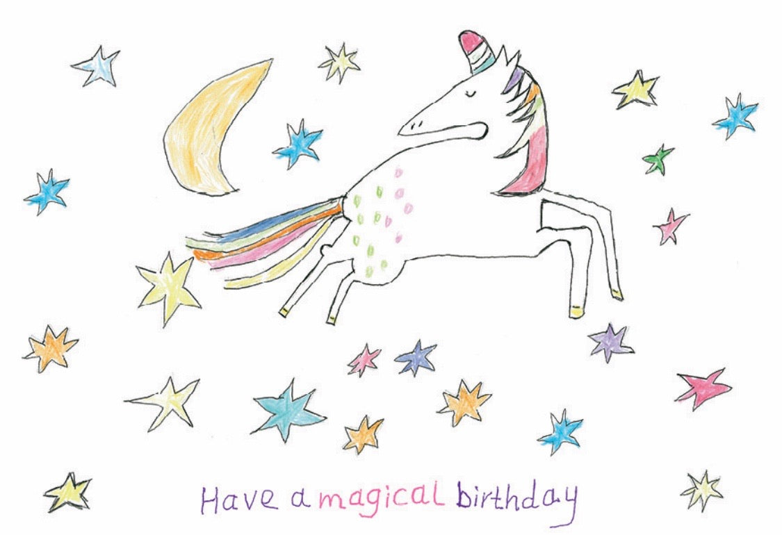Magical Unicorn Greeting Card