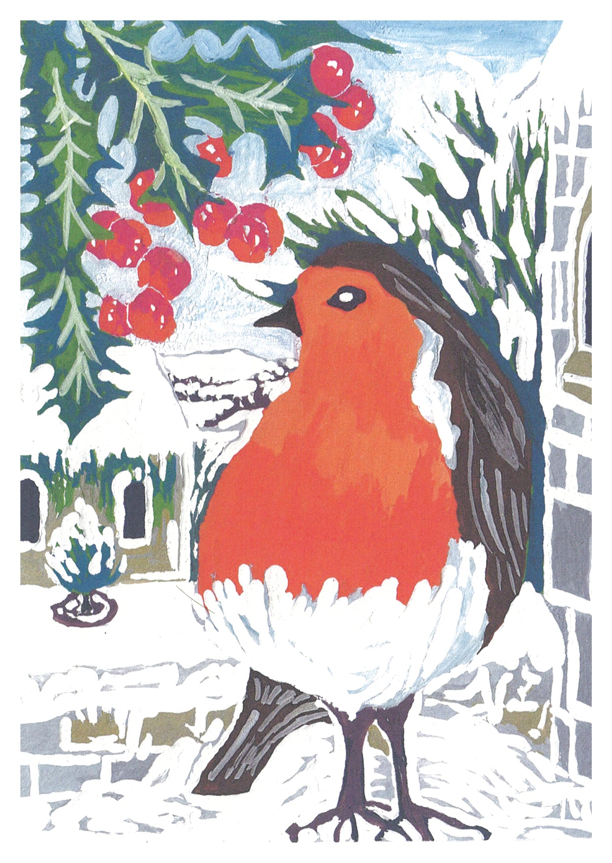 Robin Red Breast- Christmas Cards