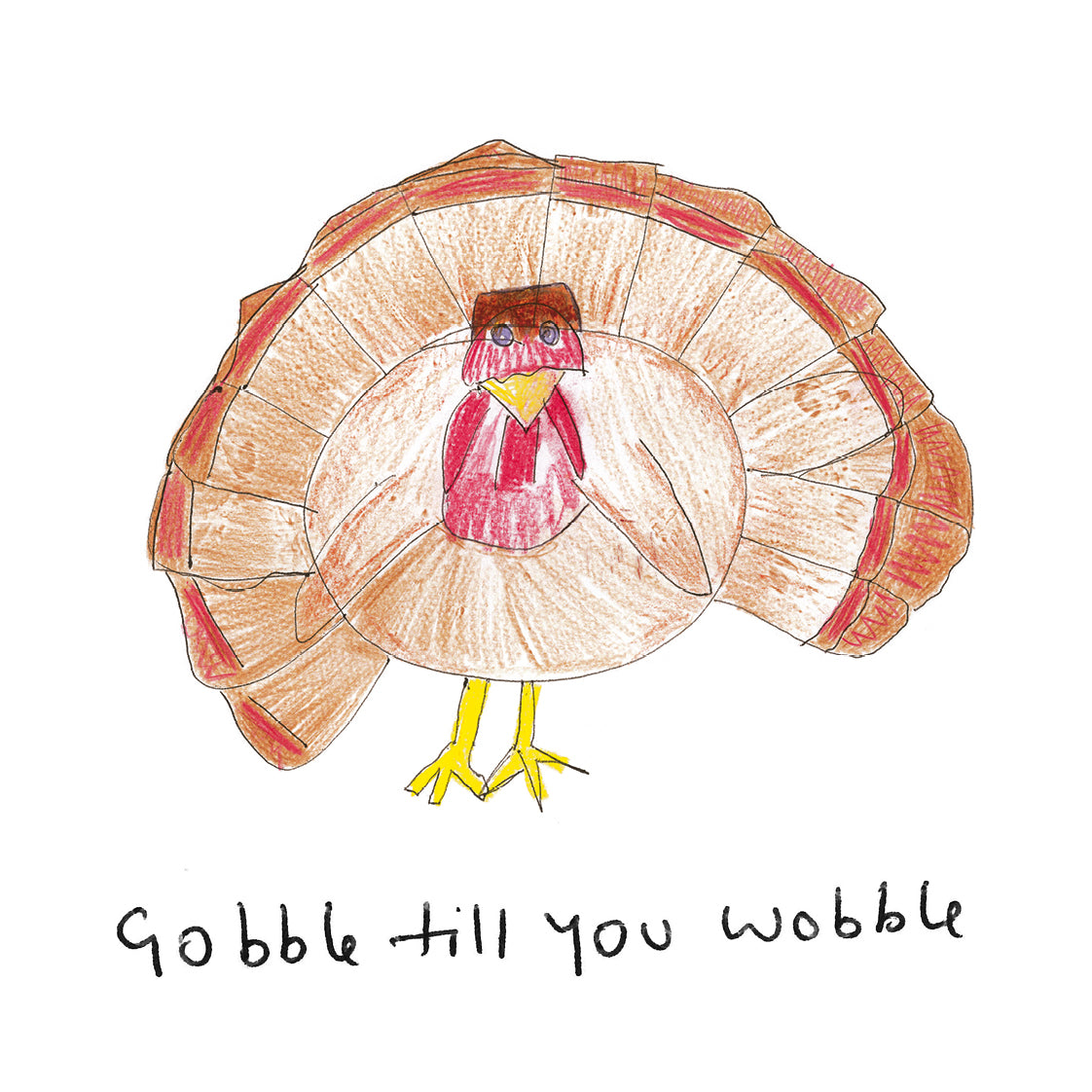 Gobble til' you Wobble- Christmas Cards