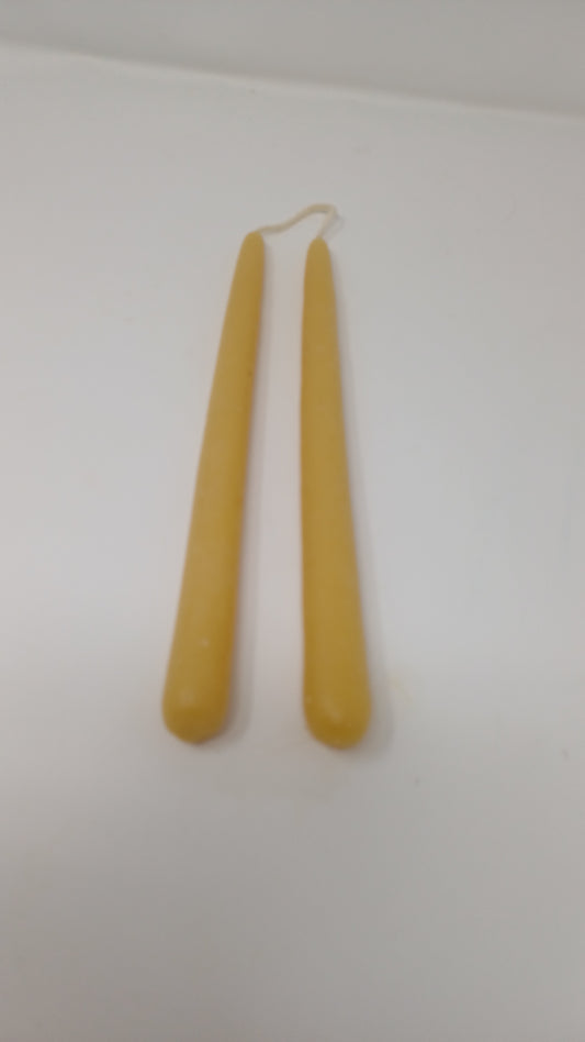 Large Beeswax Taper Candles