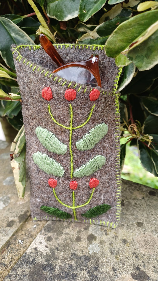 Handmade glasses case