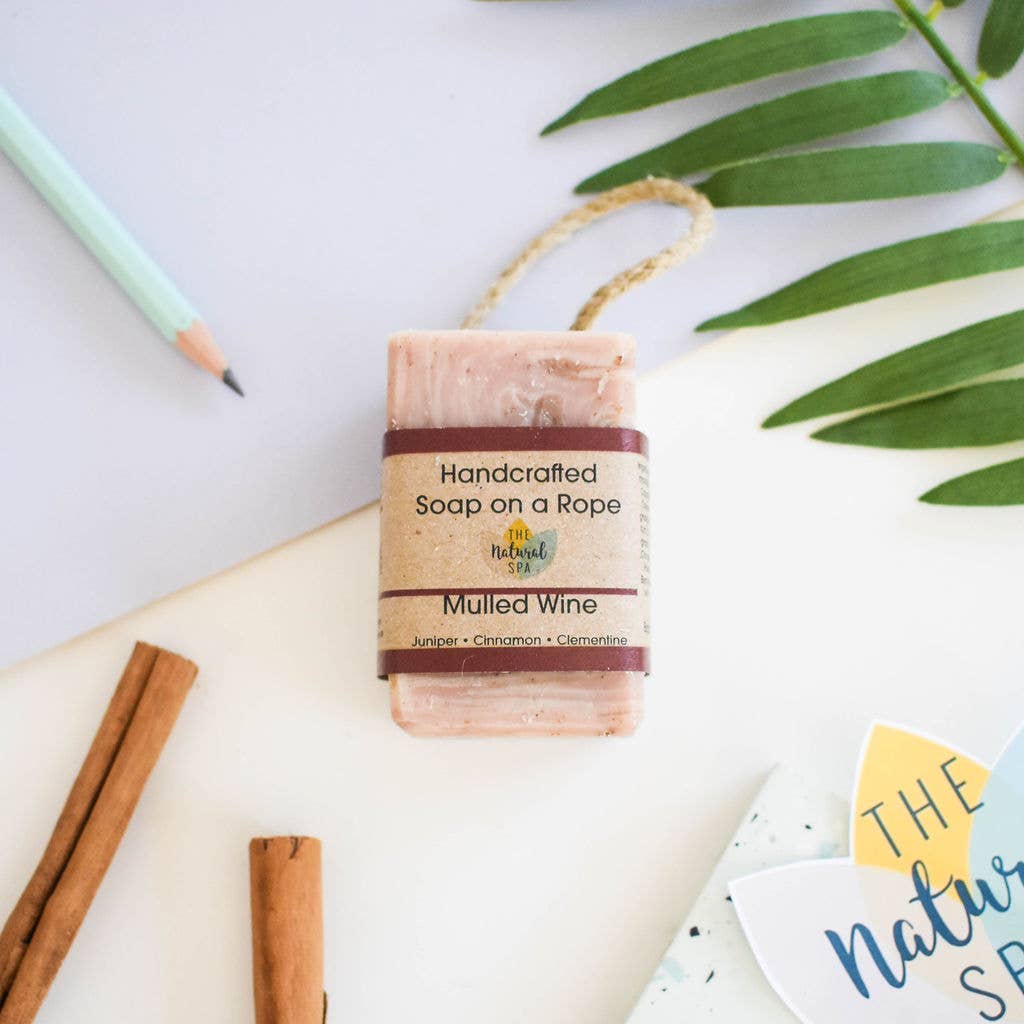 Mulled Wine Soap On A Rope 100g- Christmas Soap