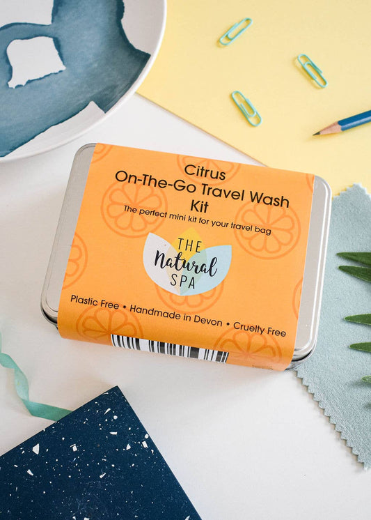 Citrus Mini "On-The-Go" Travel Wash kit - gift set