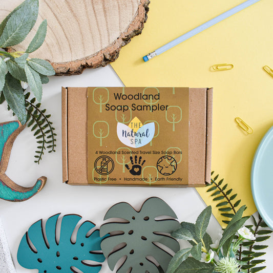 Woodland  Soap Sampler Box - 4 pieces Letterbox Gift Set