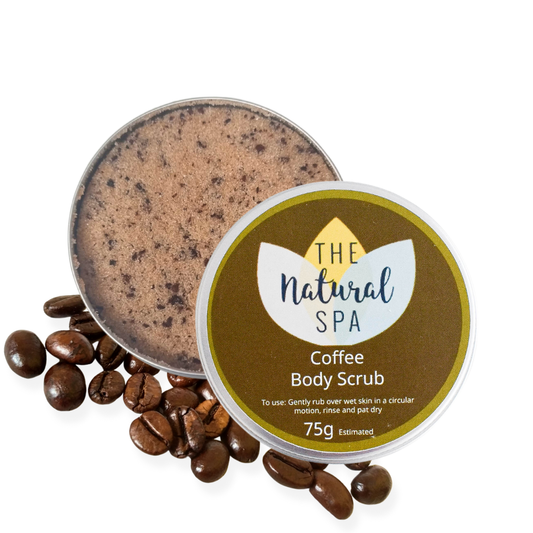 Coffee Natural Body Scrub - 75g tin - Letterbox