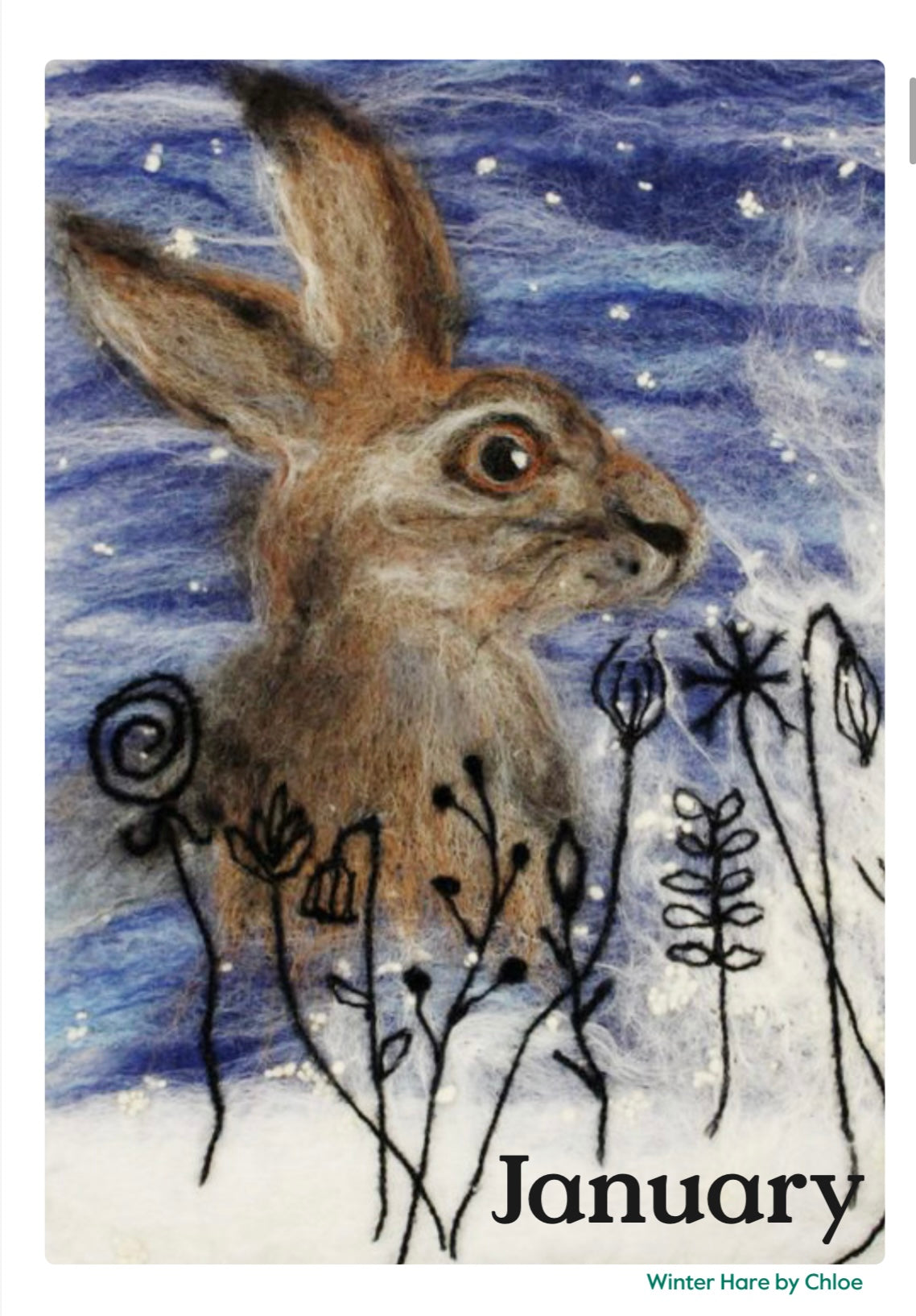 Through the Seasons in Felt- 2026 Calendar