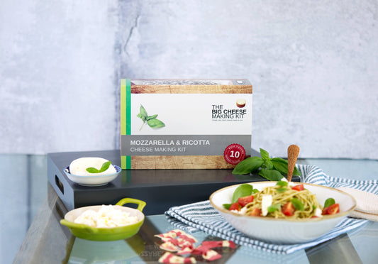 MOZZARELLA & RICOTTA CHEESE MAKING KIT- foodie gift