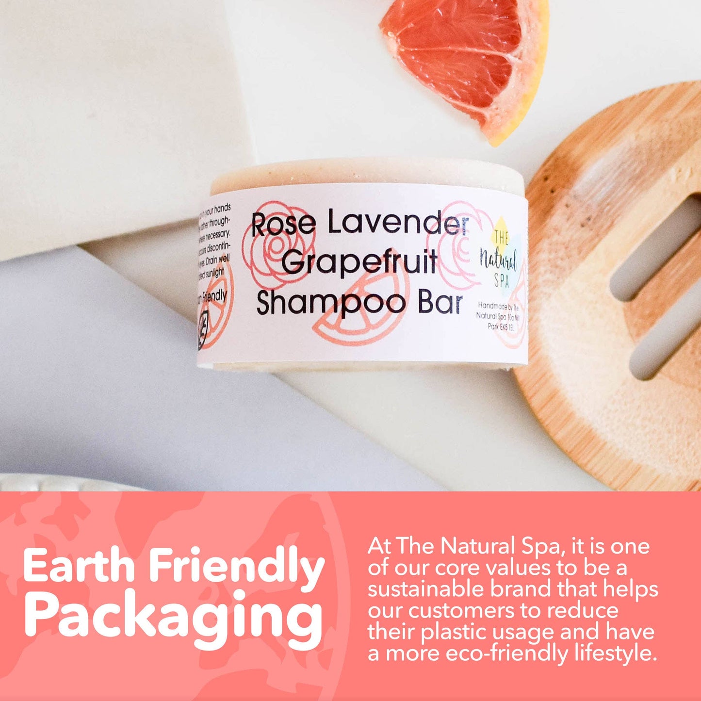 Rose, Lavender, Grapefruit Shampoo Bar