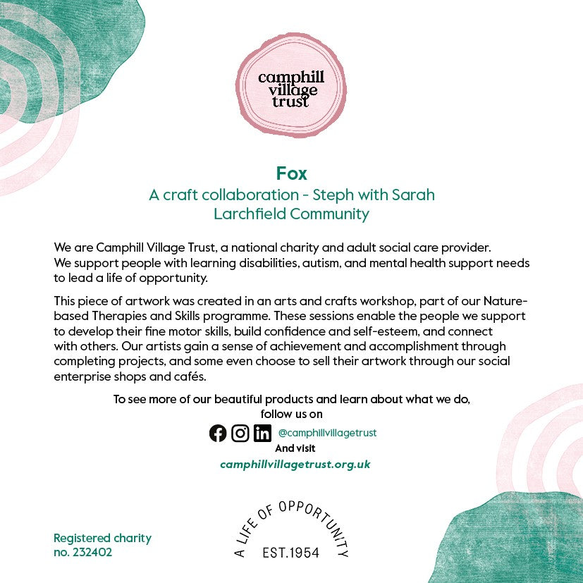 Five Larchfield Felt-work Cards