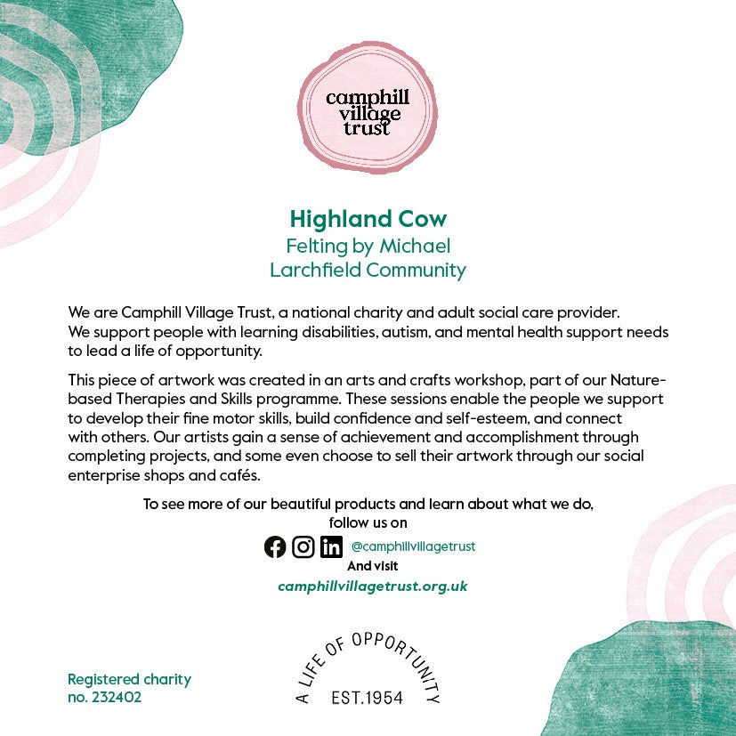 Five Larchfield Felt-work Cards