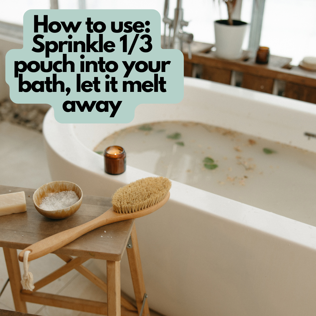 Eucalyptus Bath Salts - Essential oil - Eco - vegan