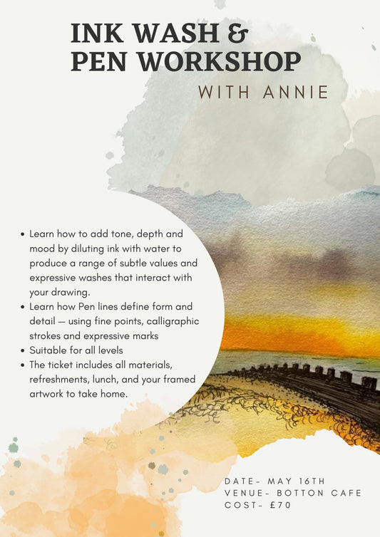 Introduction to Ink Wash and Drawing Workshop