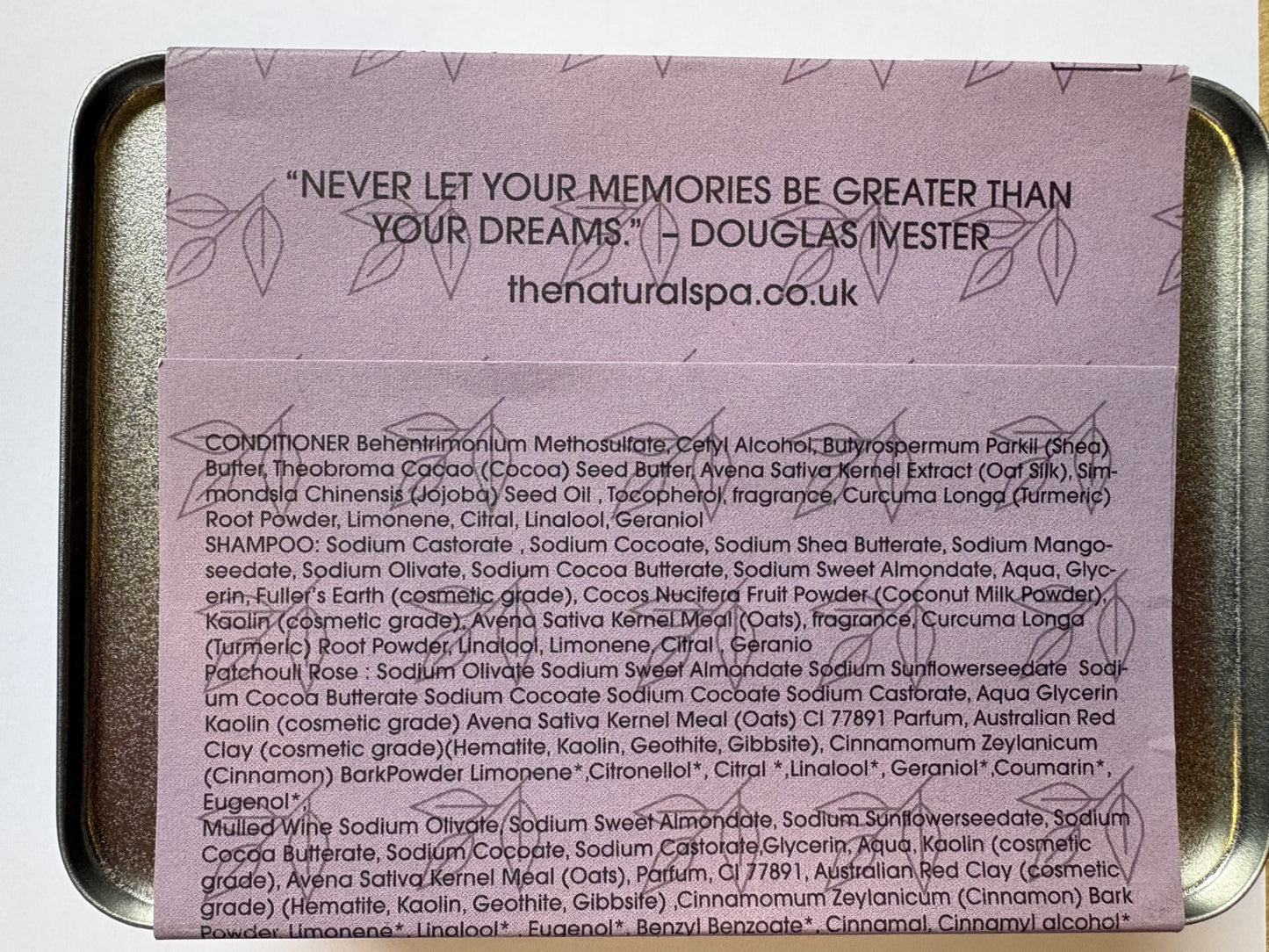 Earth Mini "On-The-Go" Travel Wash kit gift set