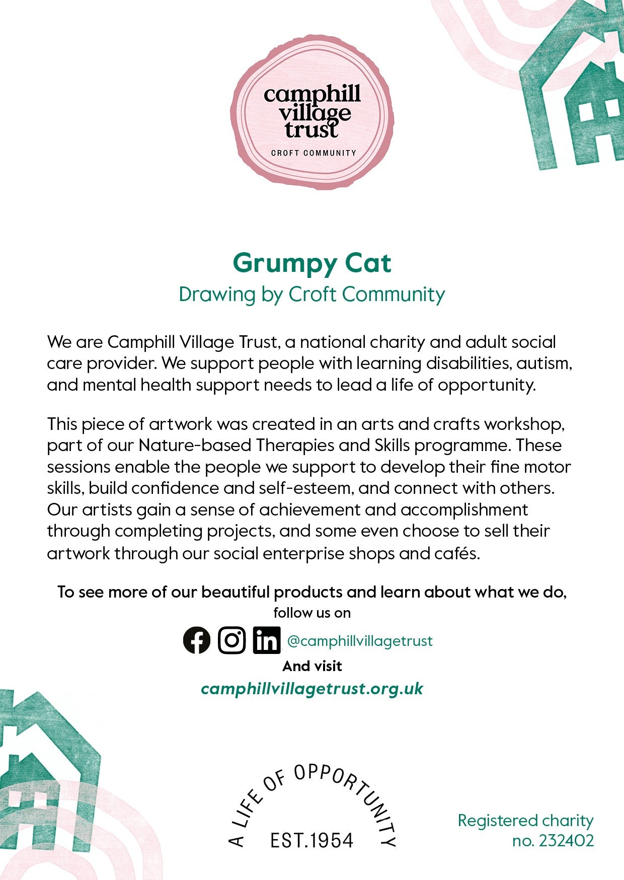 Grumpy Cat Greeting Card