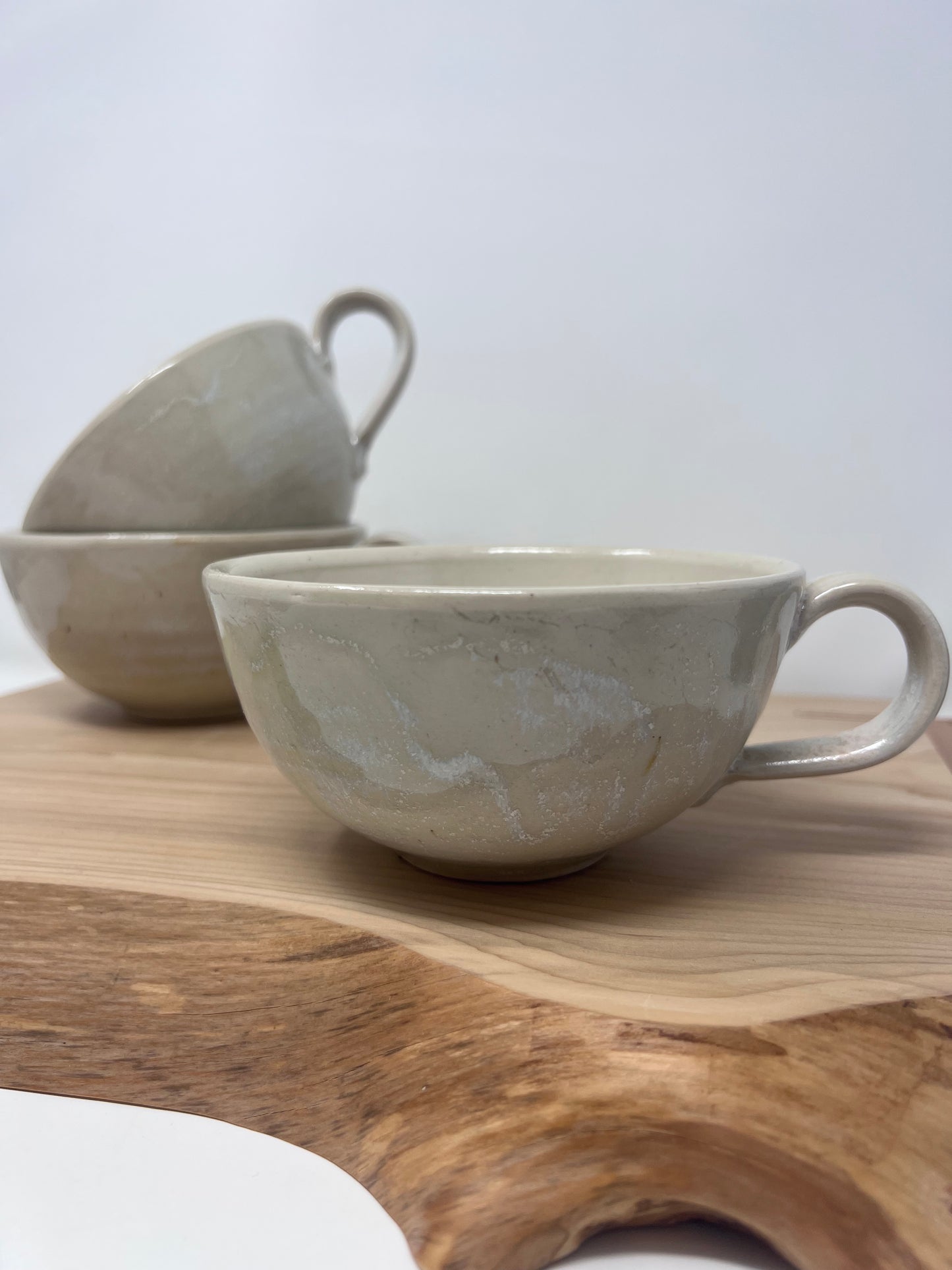 Large Handmade Cappuccino Cup