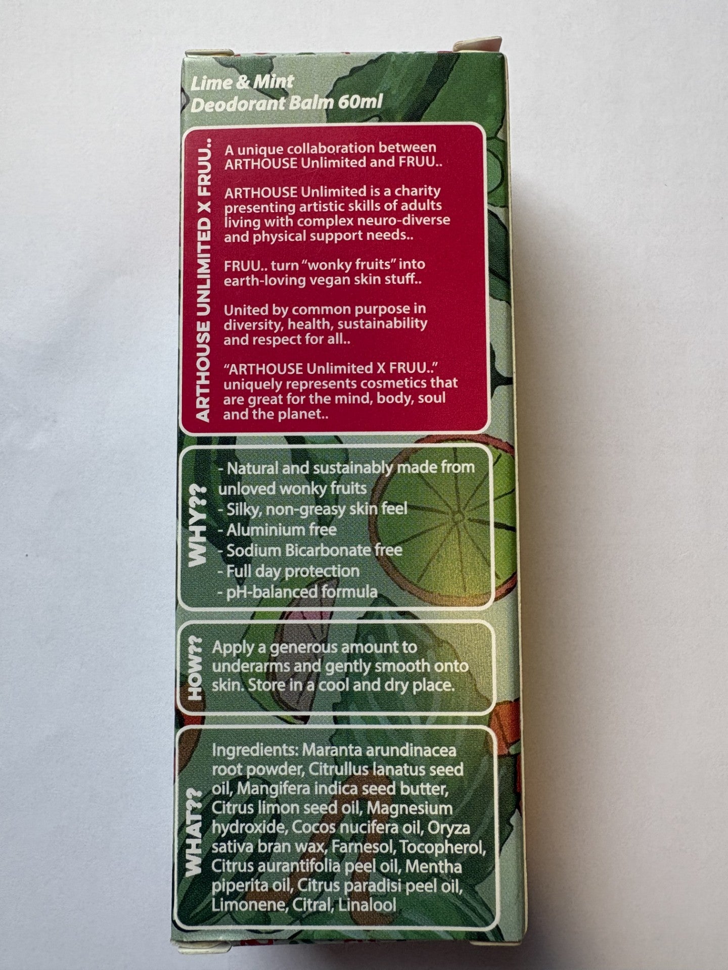 Lime & Mint Deodorant Balm