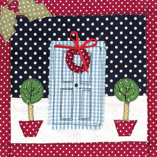 Festive Fabric Collages