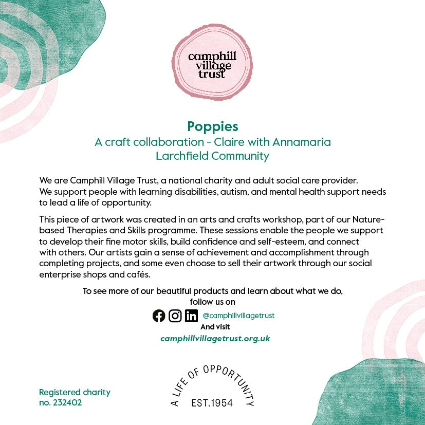 Five Larchfield Felt-work Cards