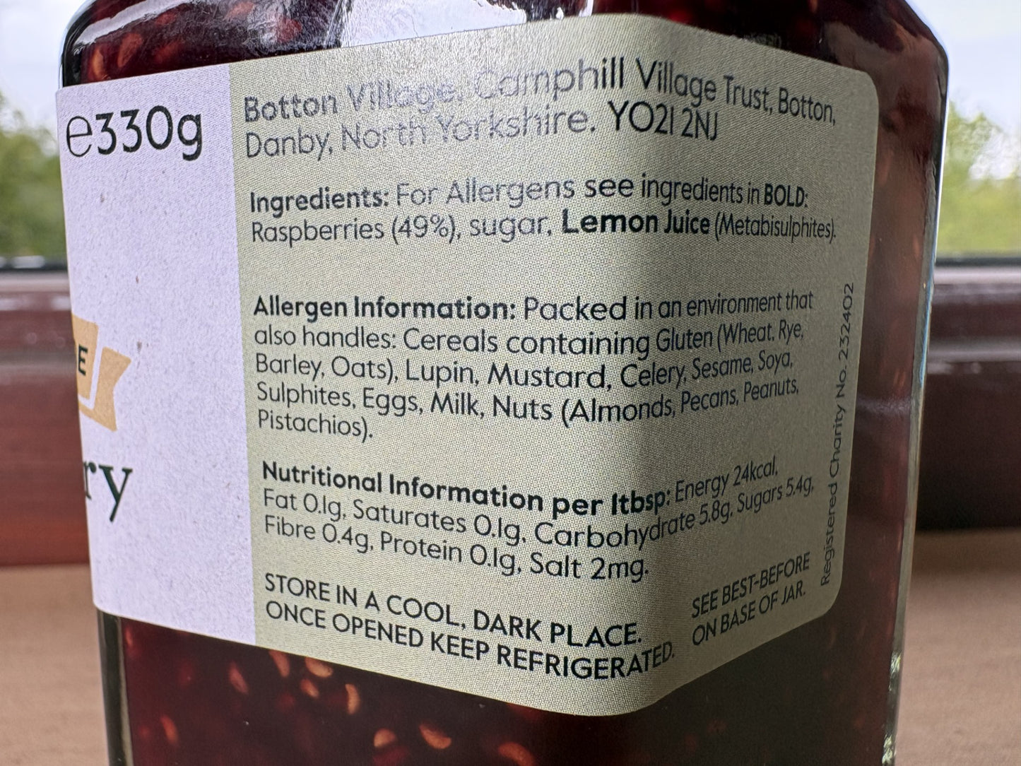 Raspberry Jam 330g
