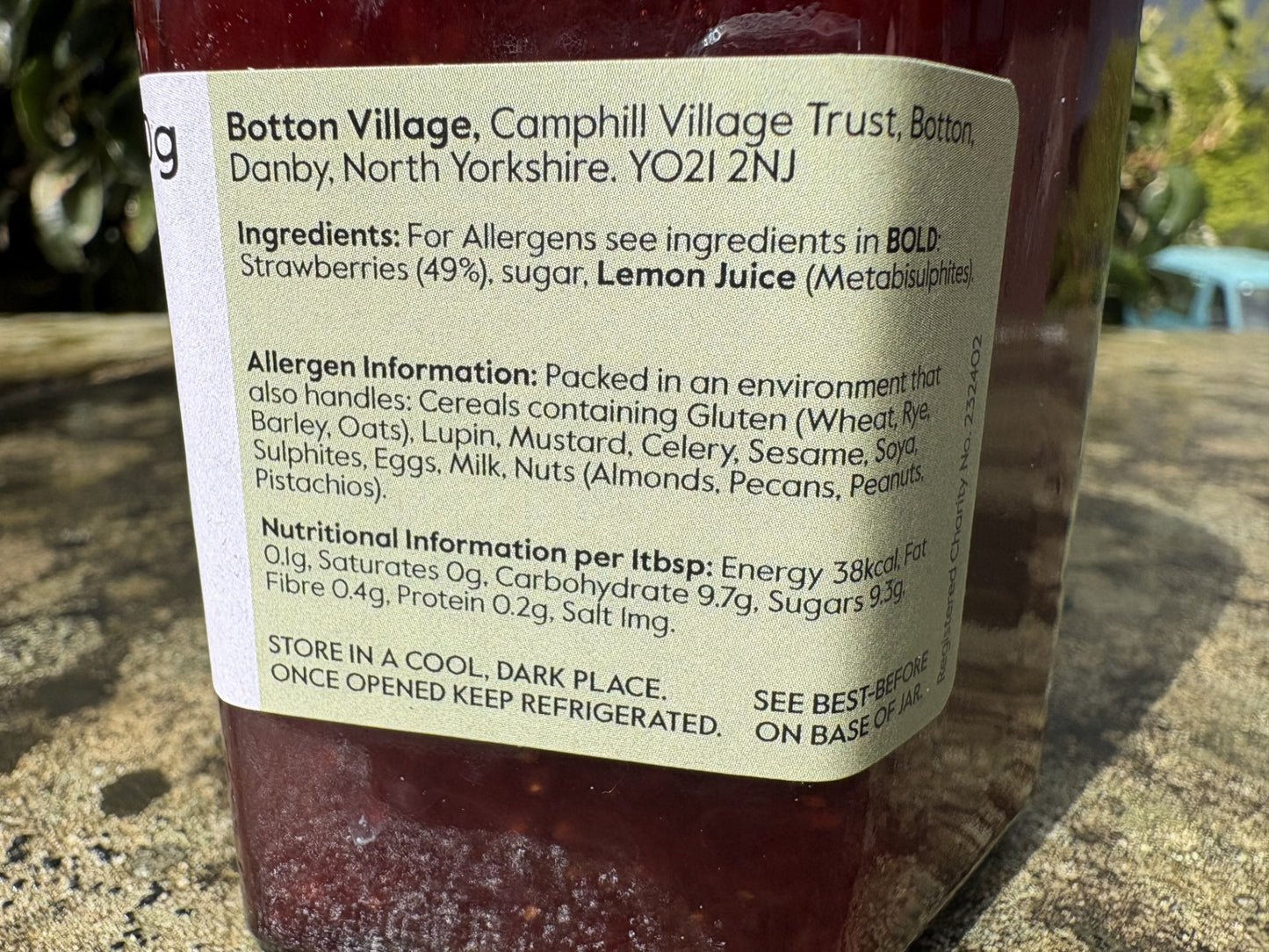 Strawberry Jam 330g.