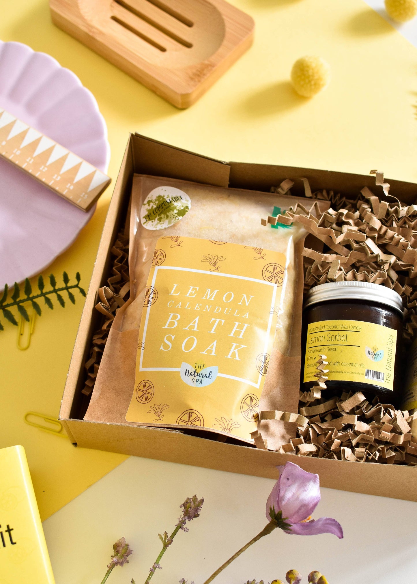 Lemon Sorbet At Home Spa Gift Set