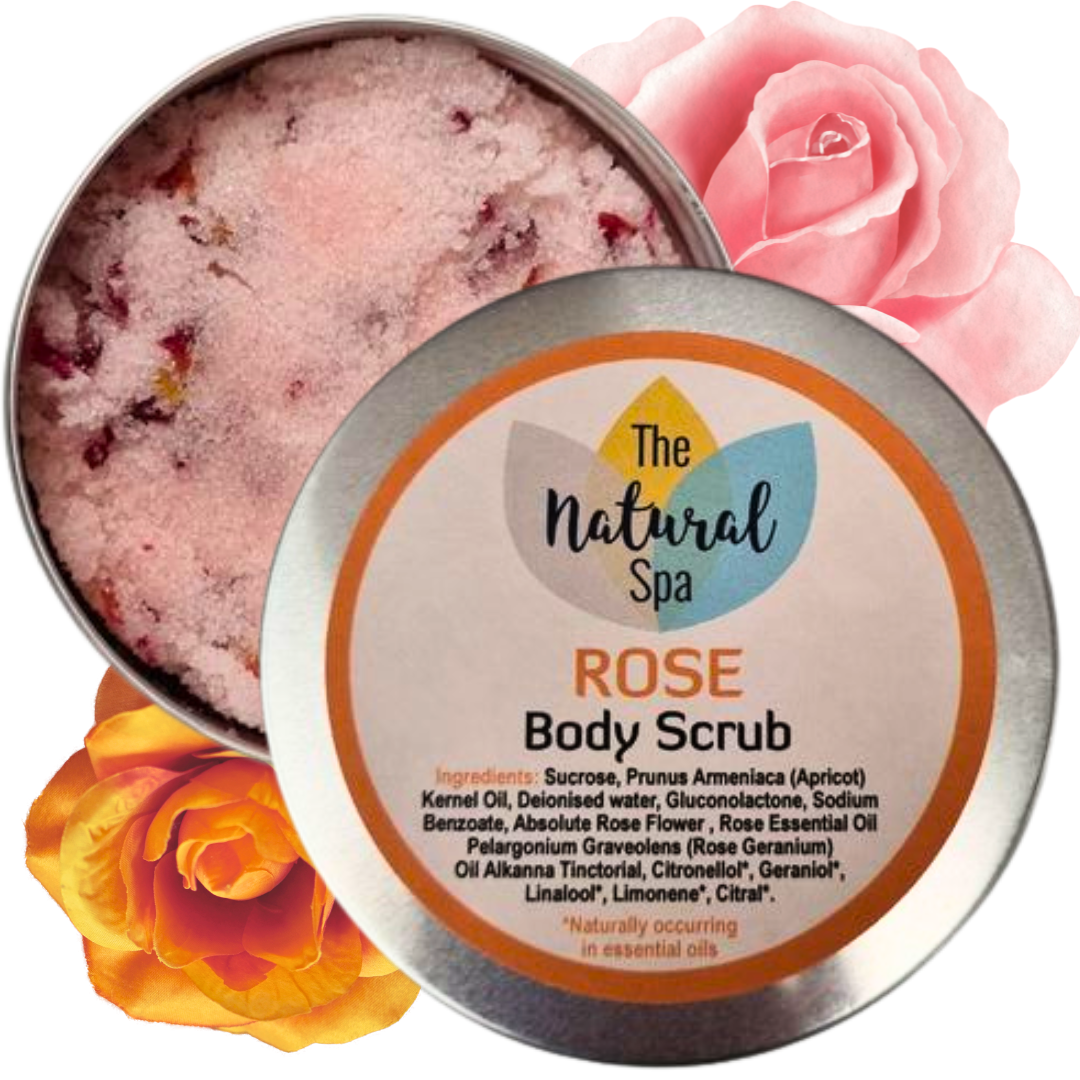 Rose Geranium 200g Body Scrub - Exfoliator - Vegan Skincare