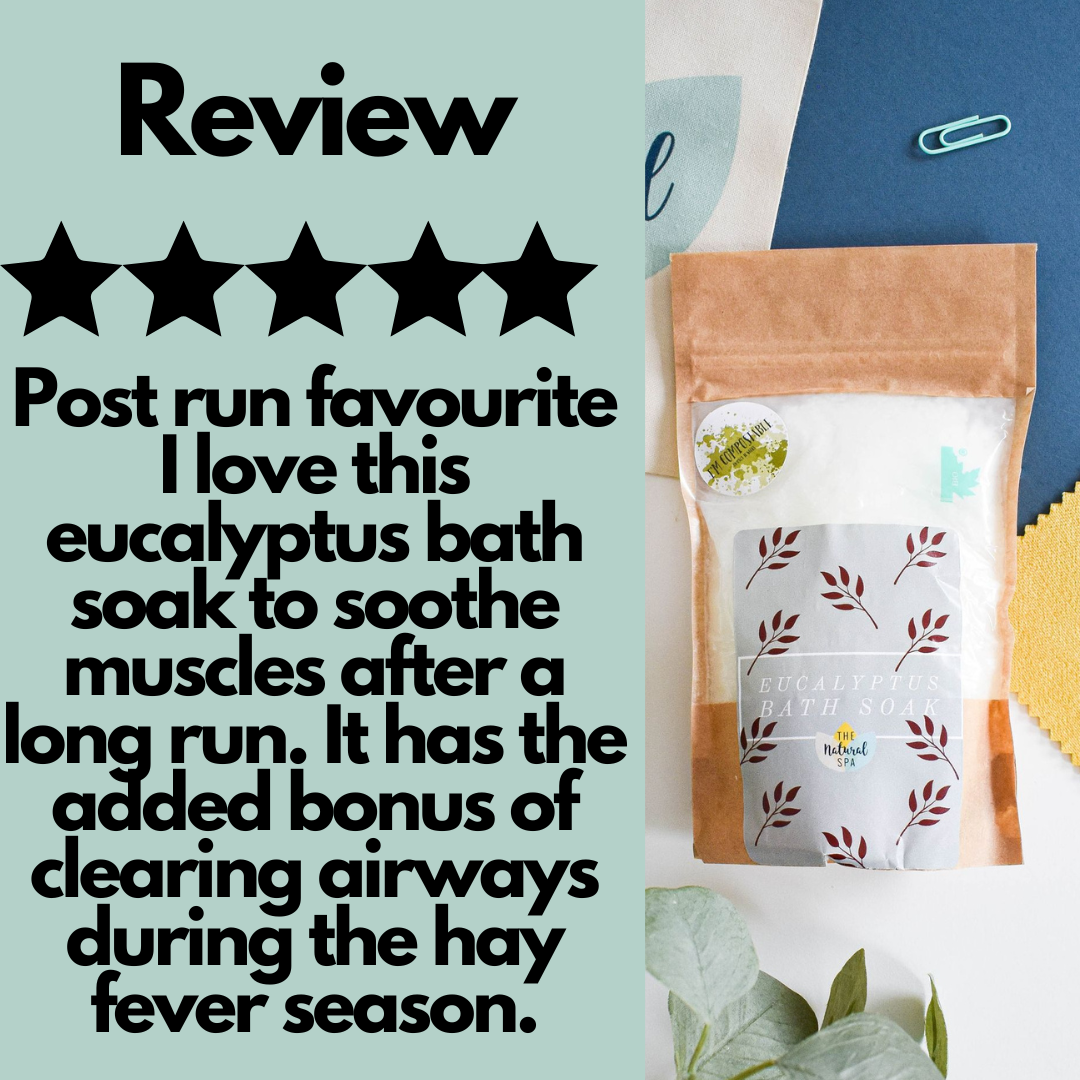 Eucalyptus Bath Salts - Essential oil - Eco - vegan