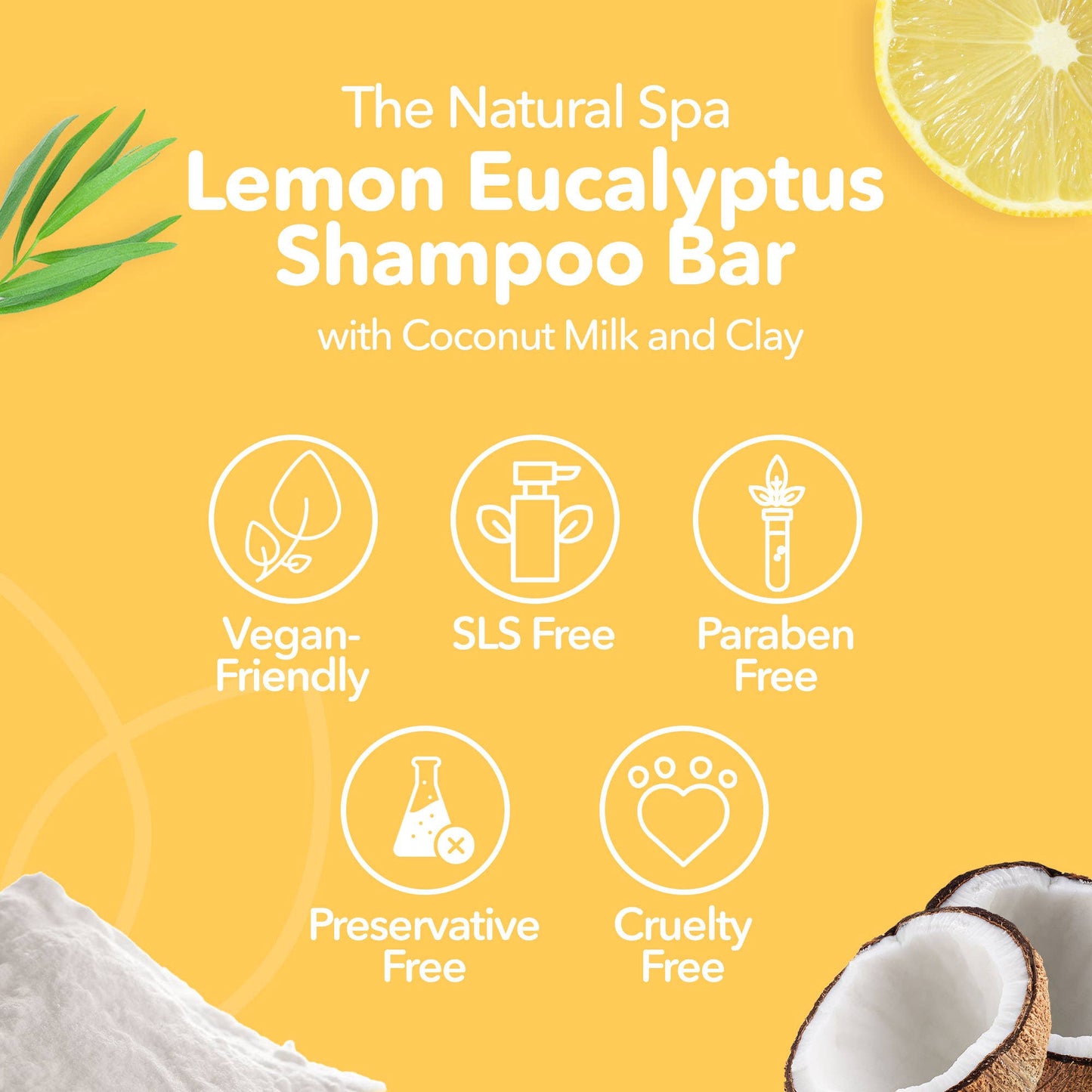 Eucalyptus Lemon Shampoo Bar