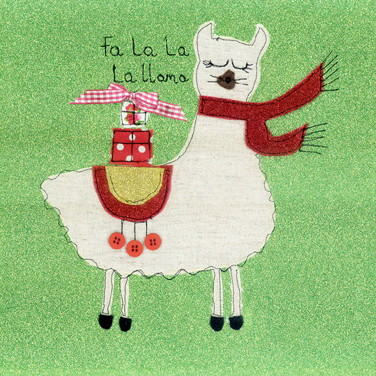 FA-LA-Llama Christmas Card