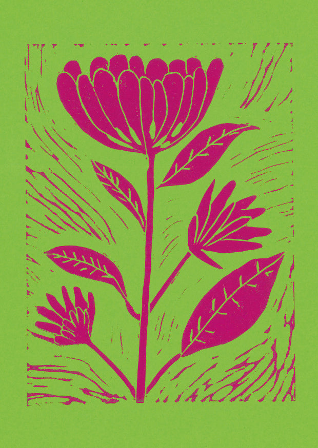 Lino Print Cards.