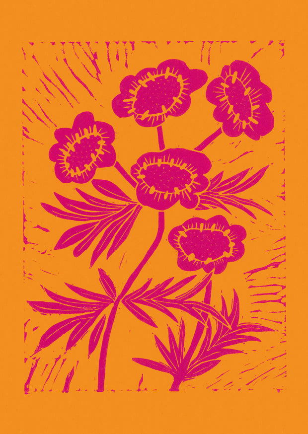 Lino Print Cards.