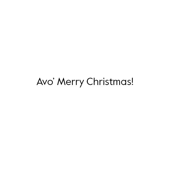 Avo' Merry Christmas Card