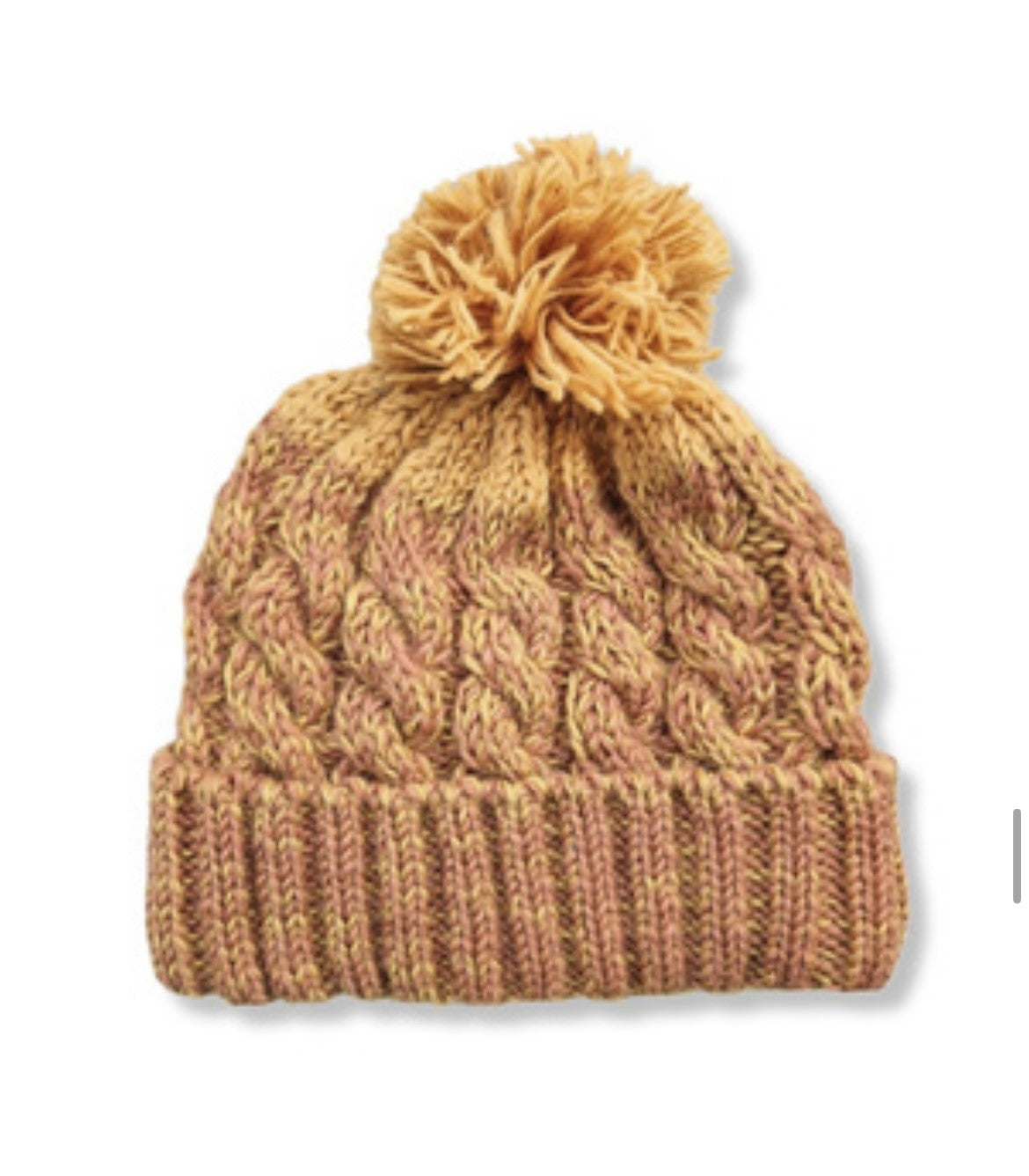 Cable Knit Bobble Hat
